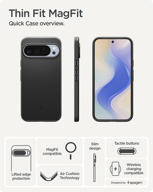 Spigen Pixel 10 Pro XL Case – Thin Fit (MagFit)